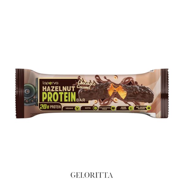 خرید شکلات پروتئین بار (رژیمی) فندقی لاپروا Laperva
